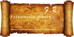 Falkenstein Róbert névjegykártya